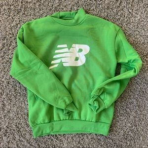 NEW BALANCE Neon Green Crewneck Sweatshirt